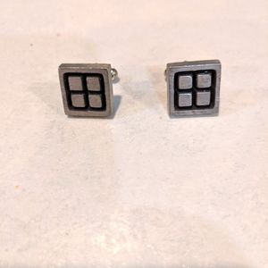Vintage Landerholm pewter cufflinks